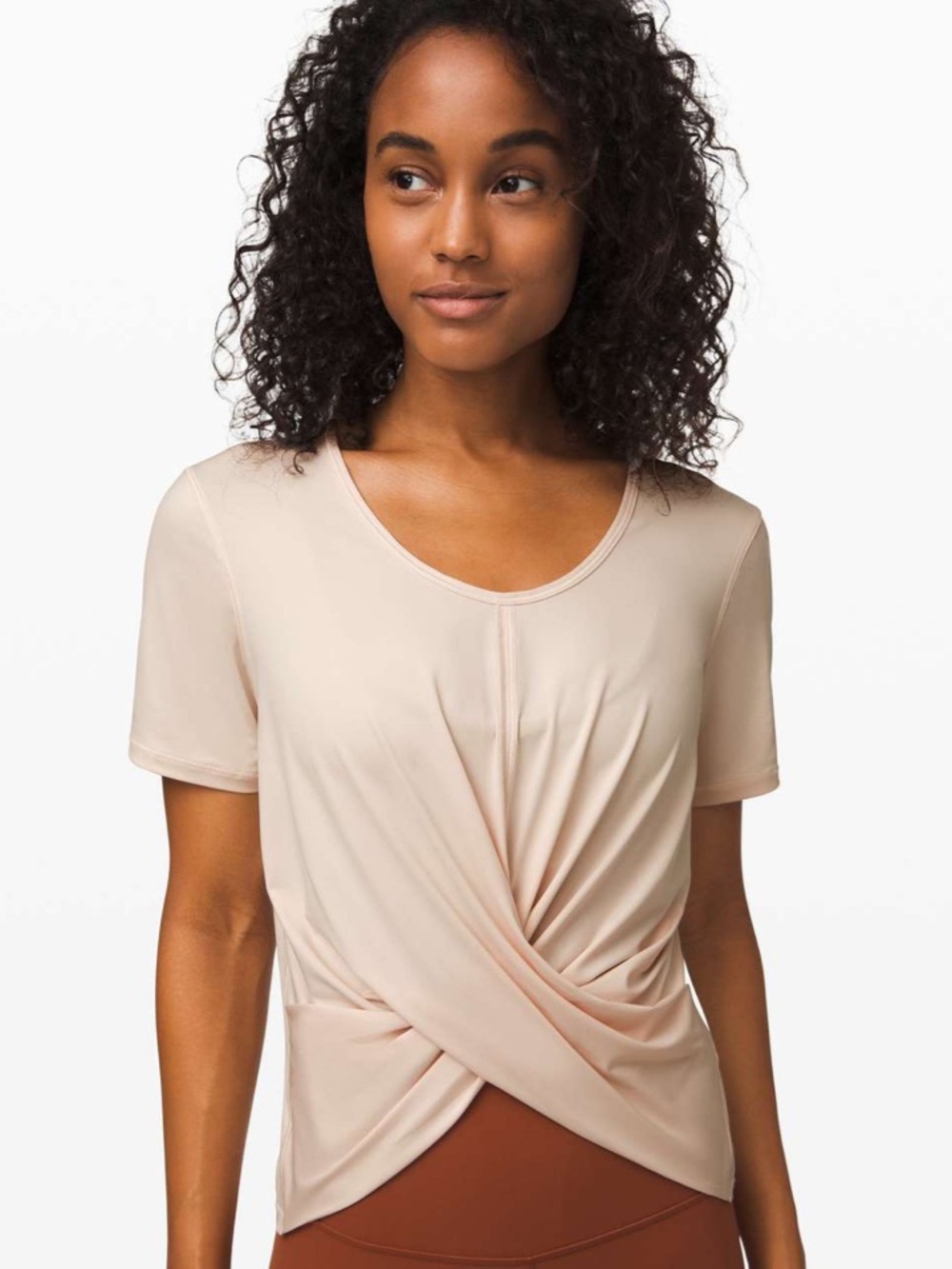 Lululemon Do The Daily Short Sleeve In Holistic White